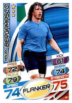 2015 Topps Rugby Attax #85 Mauro Bergamasco Front